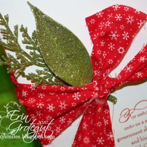 Simple Christmas: Brownie Box Slipcover – Tutorial