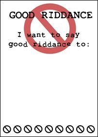 Thoughts for Thursday: Good Riddance